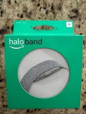 Halo Band Winter + Silver Woven Apple Watch Loop (Halo)